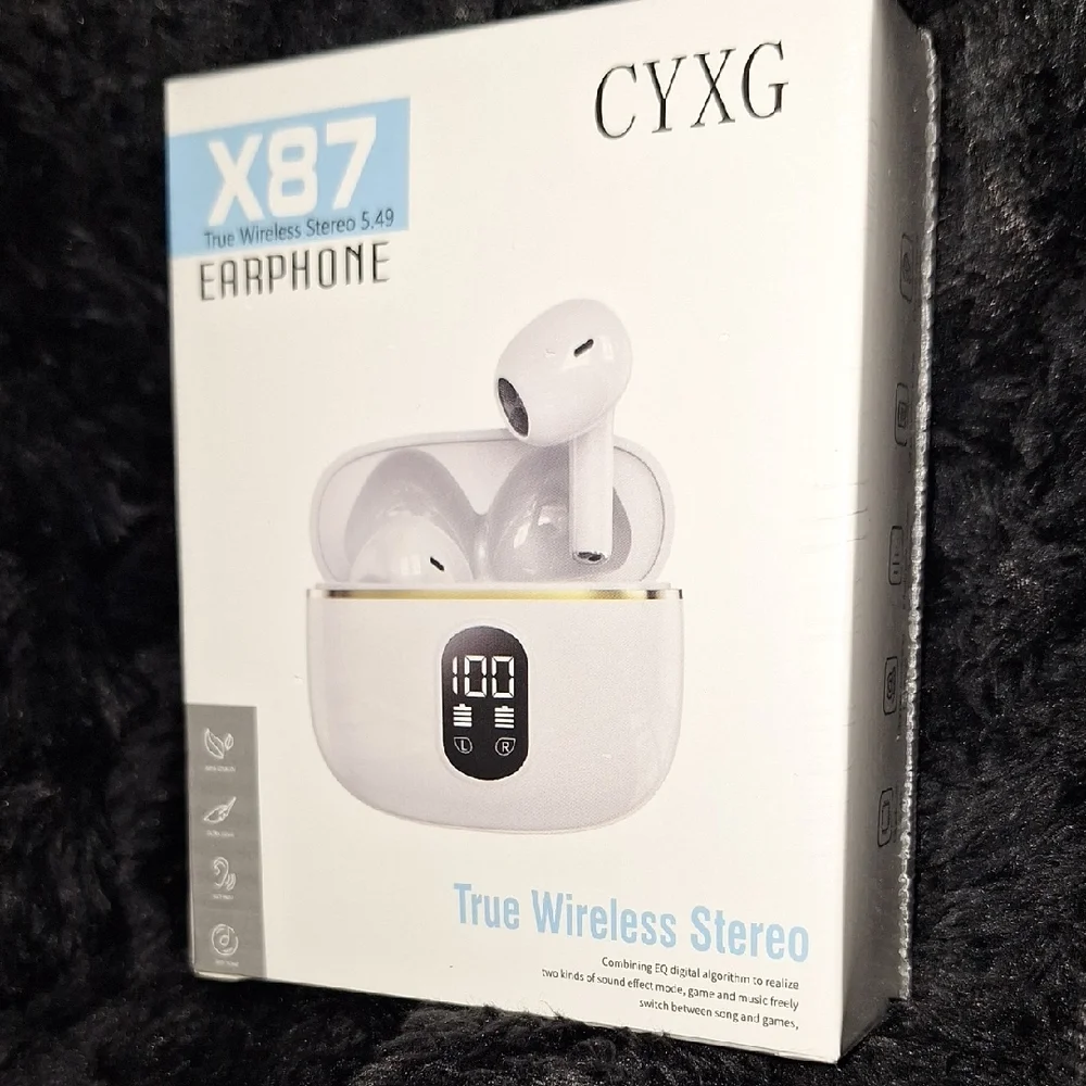 CYXG X87 True Wireless Earphones - White